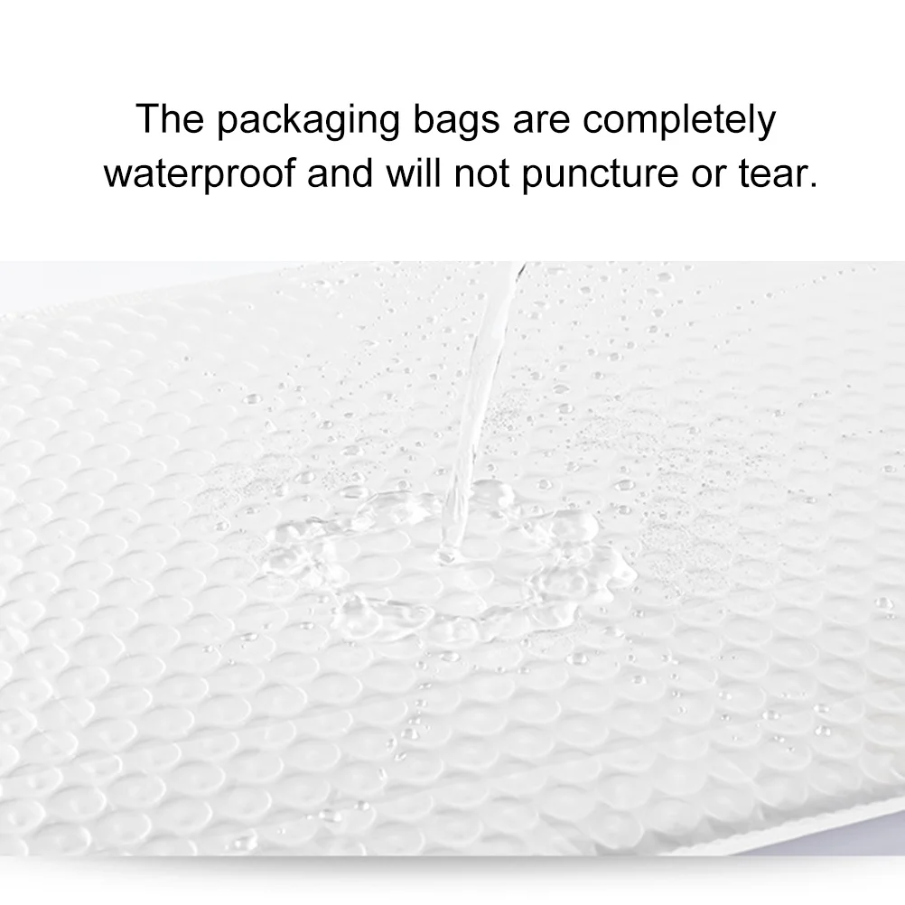 50Pcs Premium Bubble Mailers Pearlized Surface Tear Resistant Padded Envelopes for Fragile Items Clothing Accessories Self