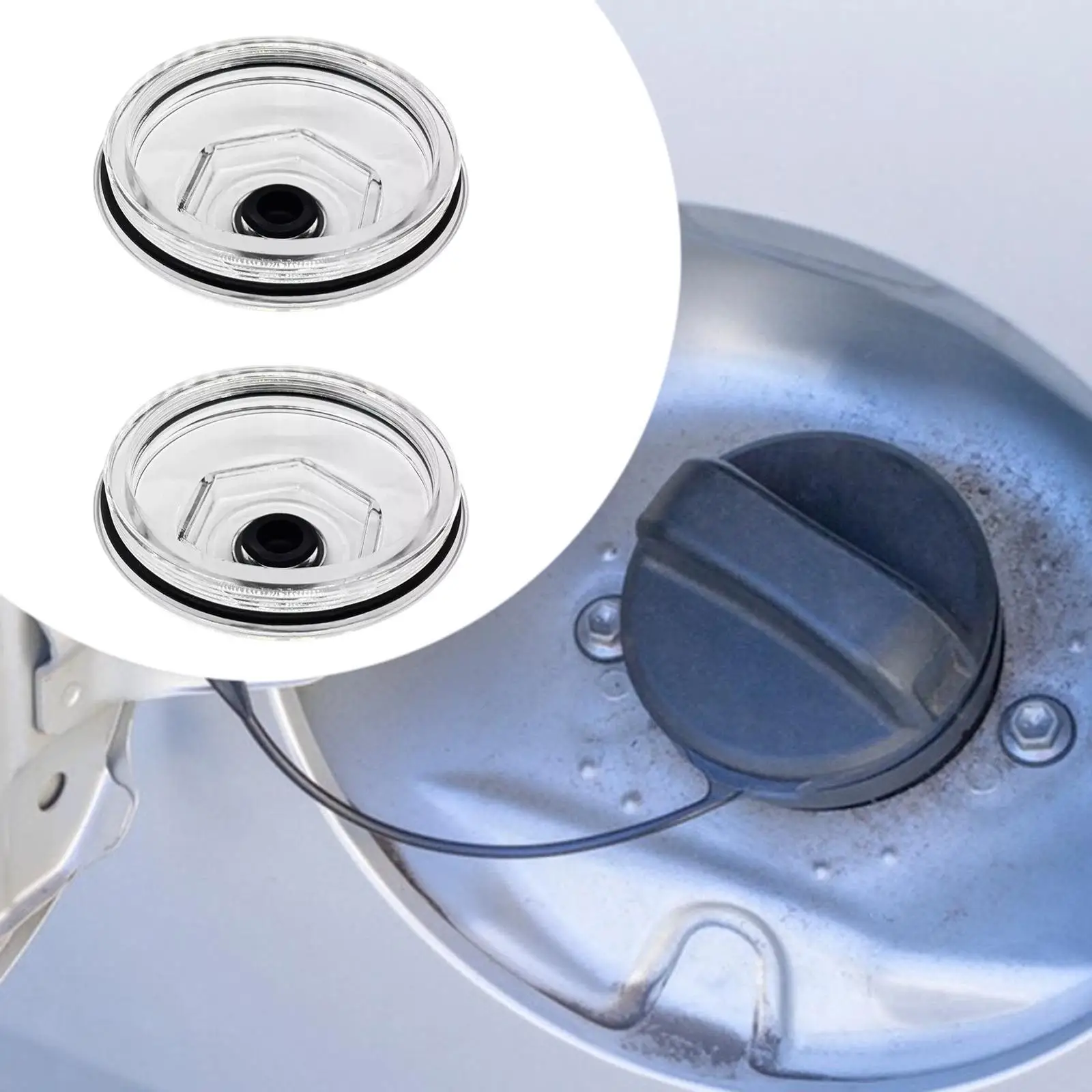 

2 Pieces Car Oil Caps Set K71-148-00 Automotive Accessories Plug 046-032-00 2 O Rings Clear for Dexter 9K10K 12K 15K Axles