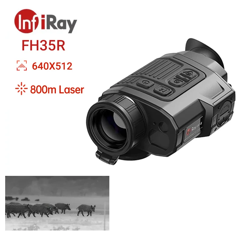 InfiRay FH35R Thermal Imager for Hunting WIFI 1800m yard Outdoor Night Vision Thermal Imaging Monocular Finder With Rangefinder