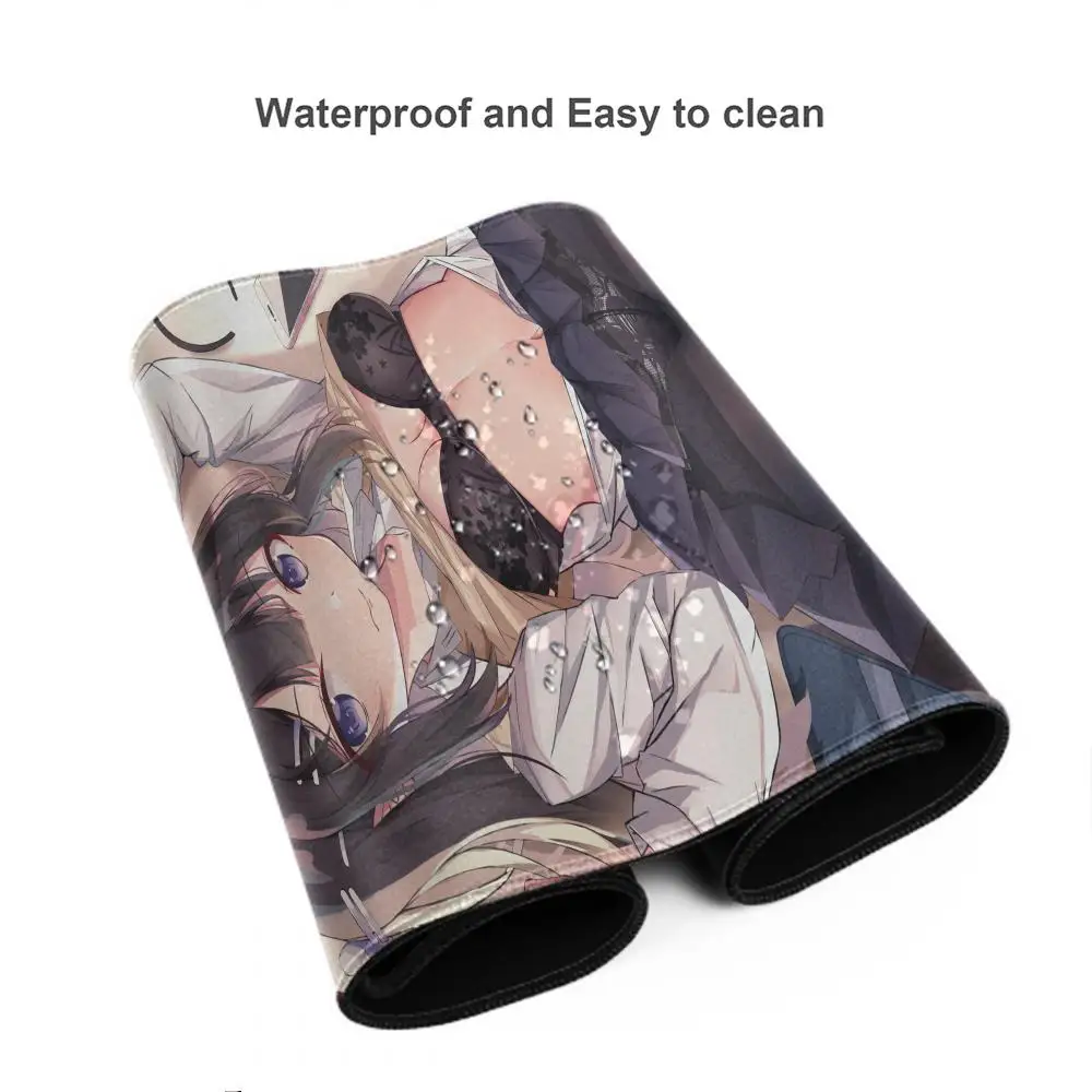 Sakurajima Mai Bunny Girl لوحة ماوس كوميدية لعبة الكمبيوتر المحمول تلعب حصيرة اضافية كبيرة Kawaii أنيمي عدم الانزلاق ماوس ملحقات ألعاب الكمبيوتر