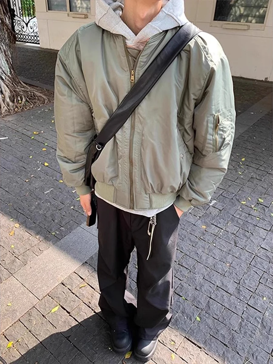 

Мужская бейсбольная куртка MA Pilot Jaet из хлопка, осенне-зимняя, свободного кроя, молодежный тренд