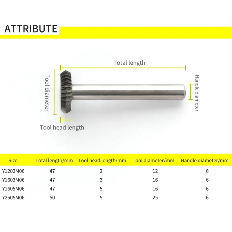 1pcs Y Type 120° Disc-Shaped Carbide Rotary File Tungsten Steel Grinding Head Milling Cutter Double-Sided Helical Tooth 12mm 16m