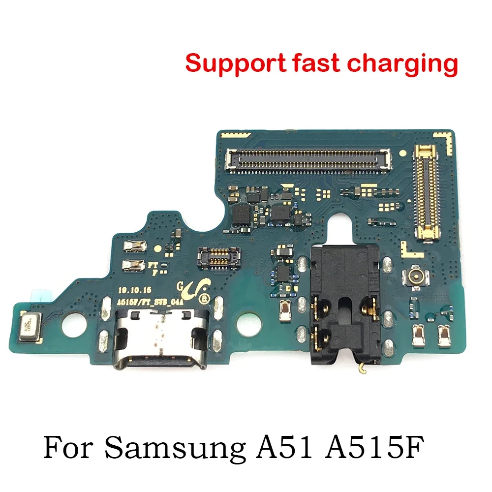 Charging Port Board For Samsung A33 5G A14 4G A12 A03 Core A70 A10 A51 Microphone Module USB Fast Charge Connector Flex Cable