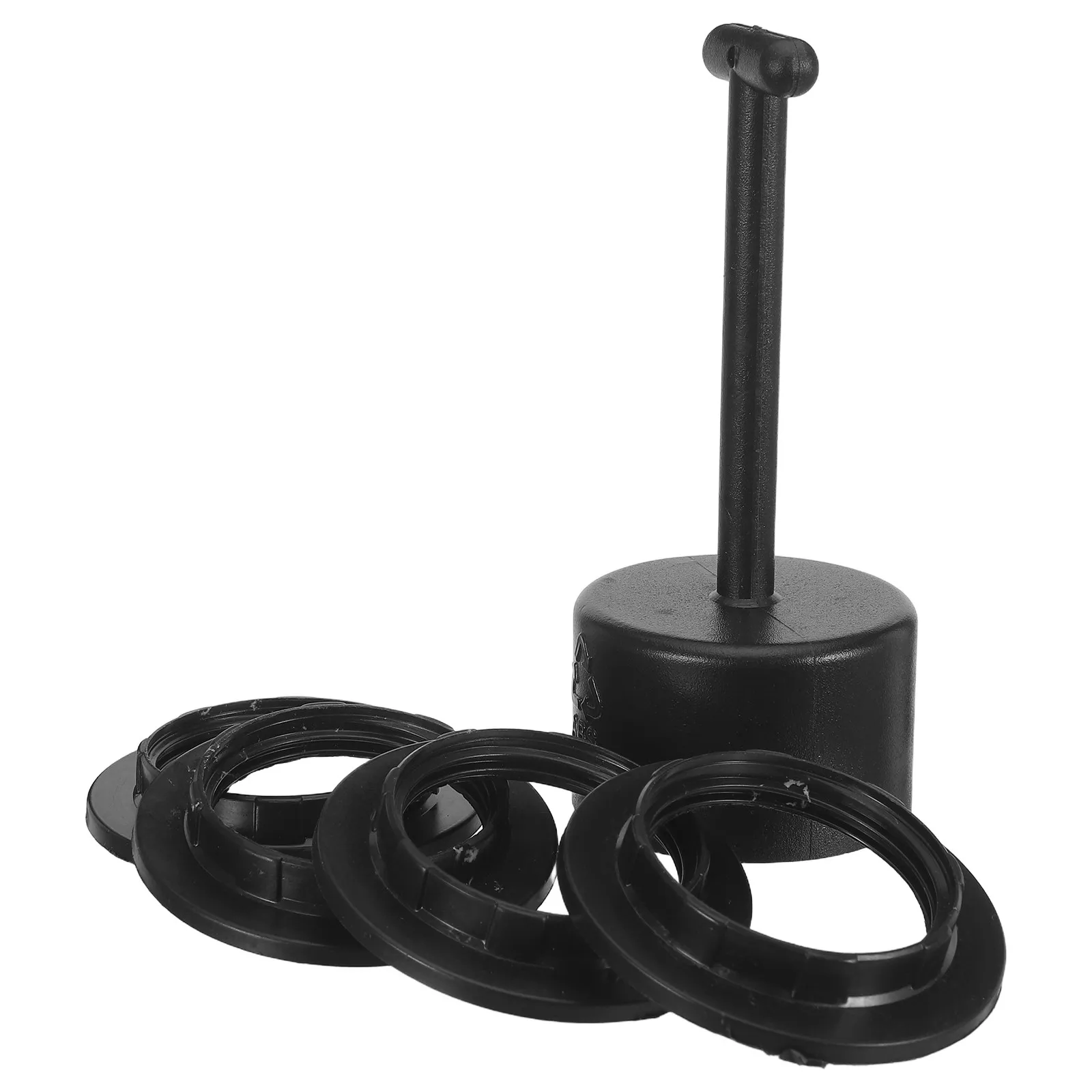 5Pcs Lamp Shade Socket Removal Tool E26 E27 T-Handle Socket Insert Lampshade Attachment Lamp Shade Hardware Light Fixture Ring