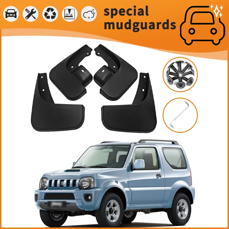 

For the 99-24 Suzuki Jimny Vitara S-CROSS SX4 S-PRESSO Mudguards Fender Mudflaps Front Rear Flares Splash Guards Cover