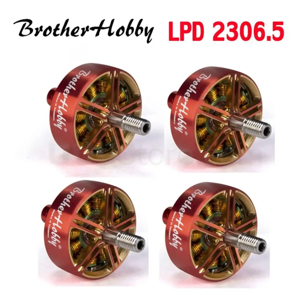 

Brotherhobby LPD 2306.5 2000KV / 2450KV / 2650KV 4-6S Brushless Motor For FPV Multicopter Quandcptor RC Racing Drone Model