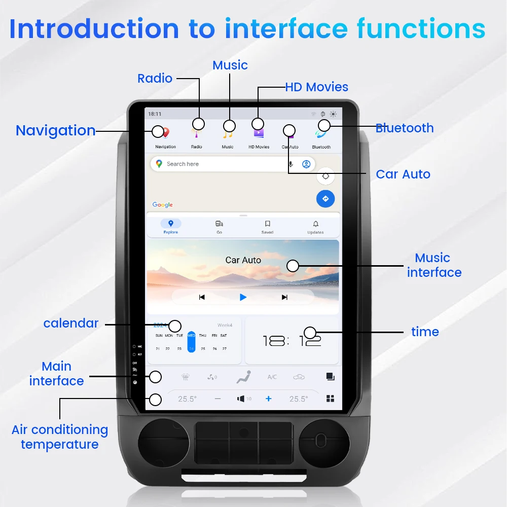 14.4‘’ Car Radio St… - image