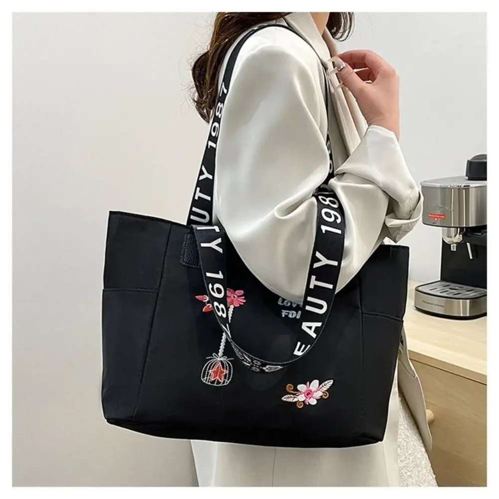 Waterproof Oxford Handbag Shoulder Bags for Women Shopper Tote Bag Large Capacity Luxury Embroidery Ladies Handbags Shopping Bag