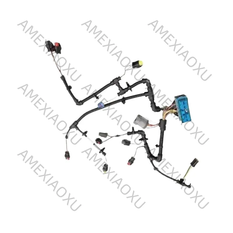 304-5165 304-5163 AMEXIAOXU New Engine Wiring Harness With Sensor C4.4 C6.4 For Caterpillar 450E Excavator Parts Accessories