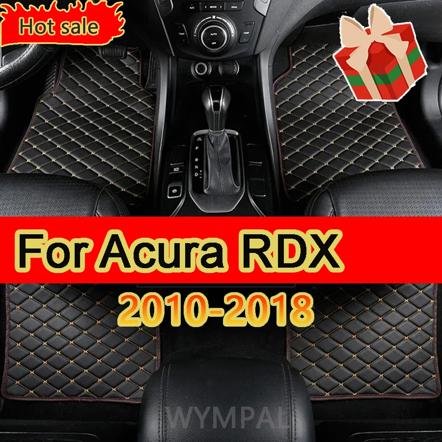 Автомобильные коврики для Acura RDX 2018 2017 2016 2015 2014 2013 2012 2011 2010, аксессуары для автомобильного интерьера, Водонепроницаемые кожаные коврики