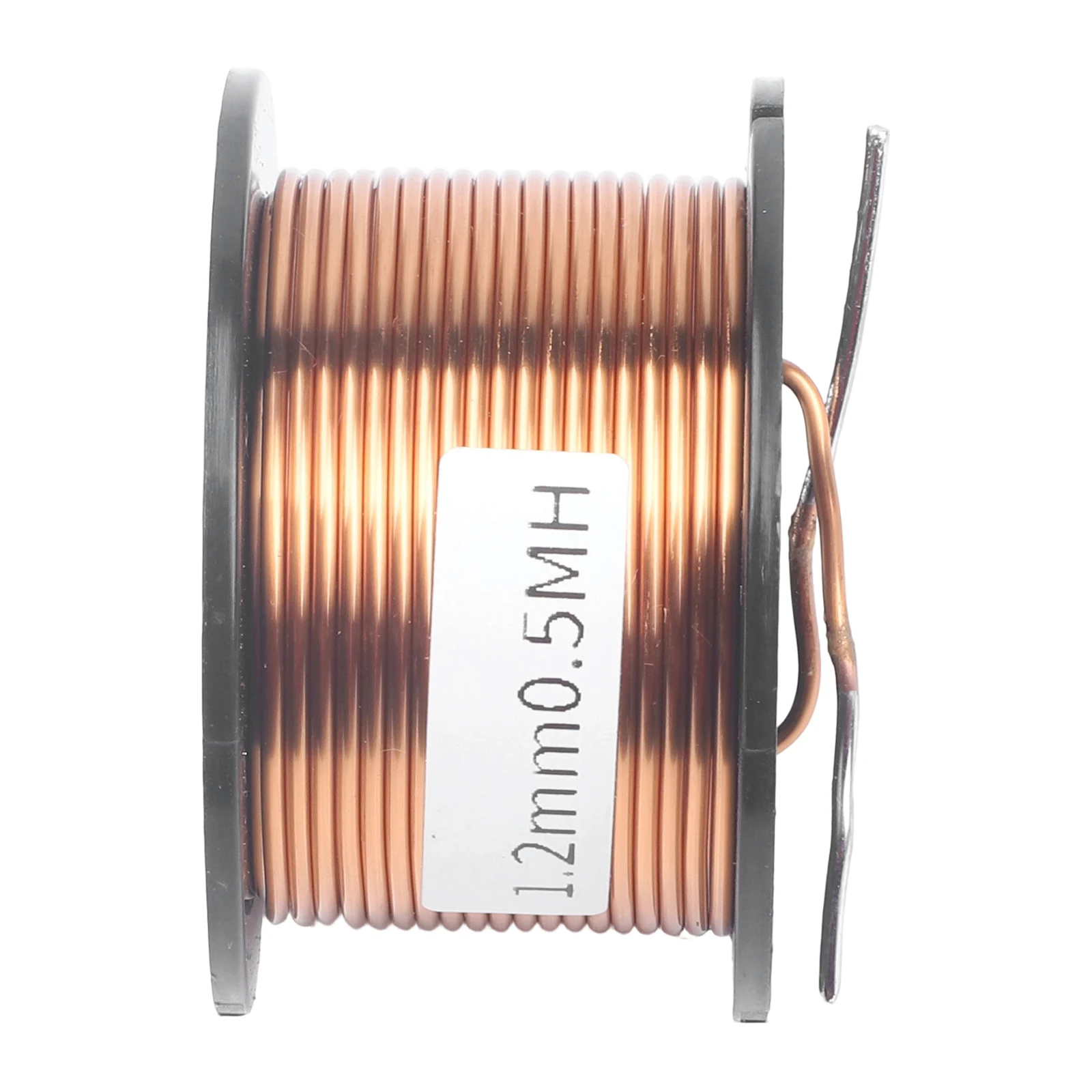 Precision-Wound Air Core Inductor Coil 0.5mH Using Oxygen-Free Copper 4N 1.2mm Wire for Professional Audio Crossover Use