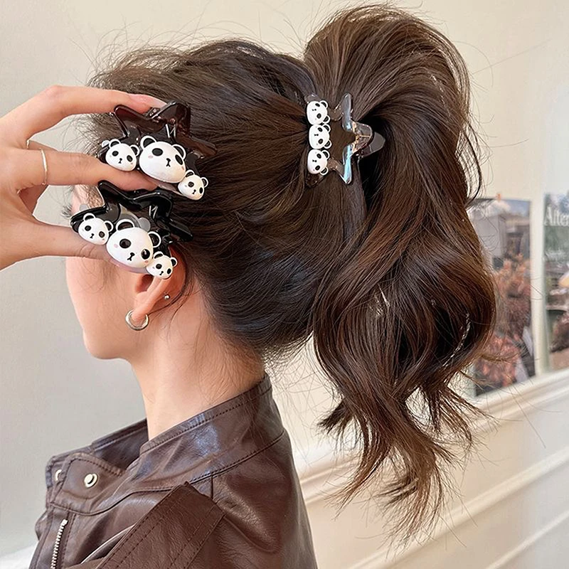 Cute Star Hair Claws For Women Girls Fashion Sweet Star Shark Clip Exquisite Creative Hair Clip Versatile Hair Accessories Gifts