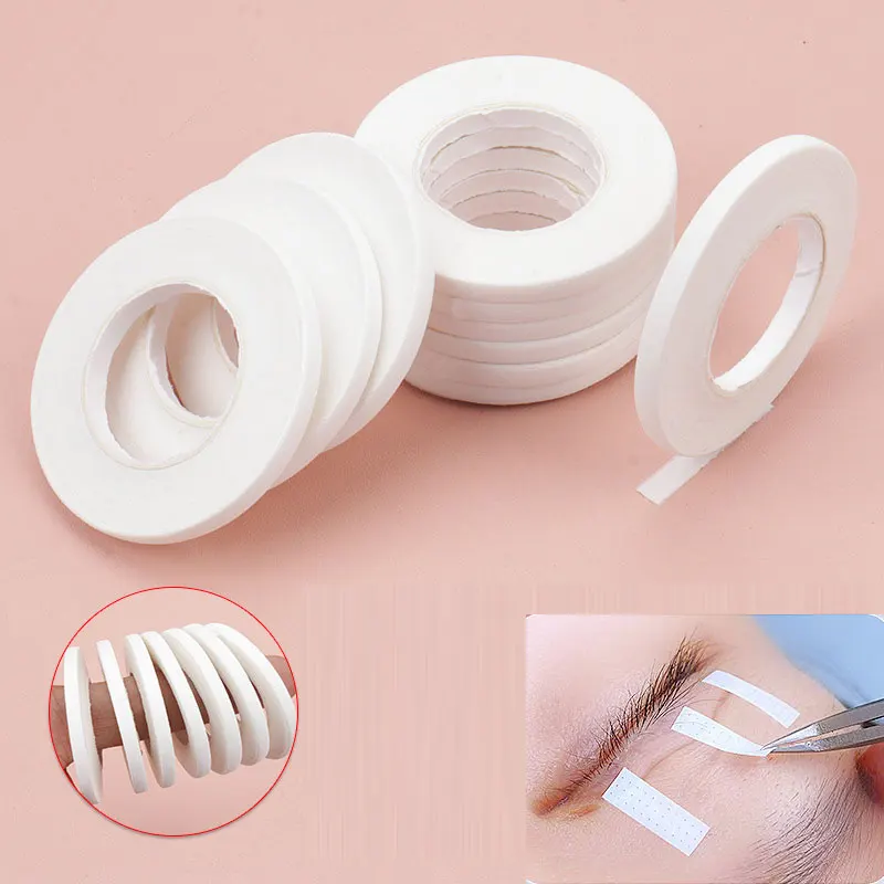 10 rolls 4mm Eyelash Extension Lift Tape Makeup Breathable Anti-allergy Easy to Tear Micropore Graft False Lashes Stickers Tools