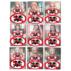 Juego de cartas de Anime caseras de una pieza, Nami, Yamato, Robin, tarjeta Sexy desnuda, ACG, juguete de juego de rol, regalo, Colección, 9 unidades por juego