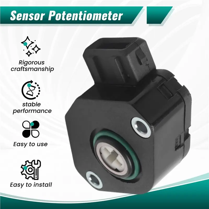 Multi-Purpose 037907385H Sensor Throttle Position Sensor Potentiometer For 80 B4 91-95 2,0L 85KW VW Golf