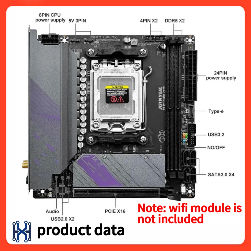 B650 Mini-ITX Motherboard Review: Is the JGINYUE B650i Right for