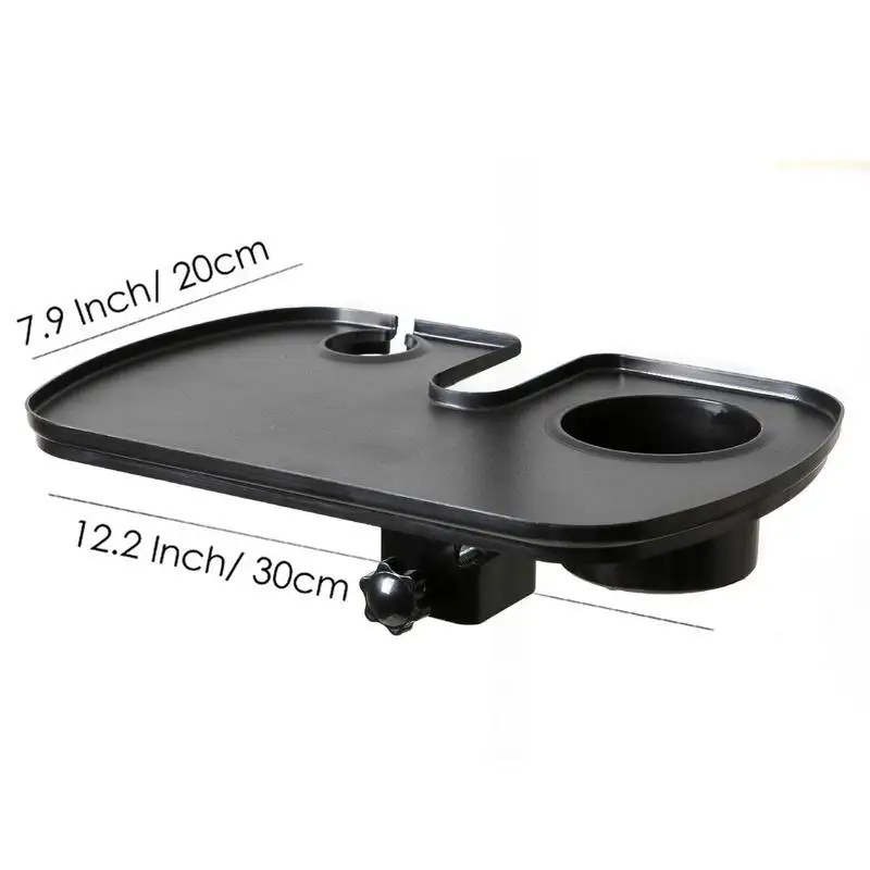 Microphone Stand Tray Multifunctional Microphone Rack With Cup Holder Utility Shelf For Music Stand Sound Card Tray