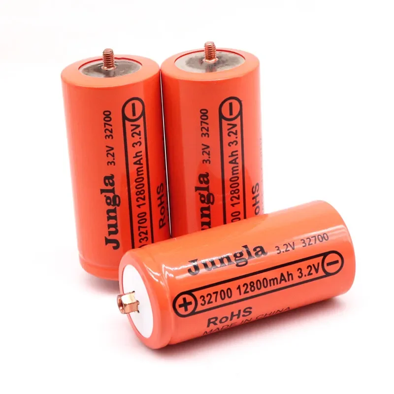 3.2V 12800mAh 32700 Rechargeable Battery 32650 Lifepo4 Batteries For Electric Vehicles Street Lights UPS Three-wheeler Cell