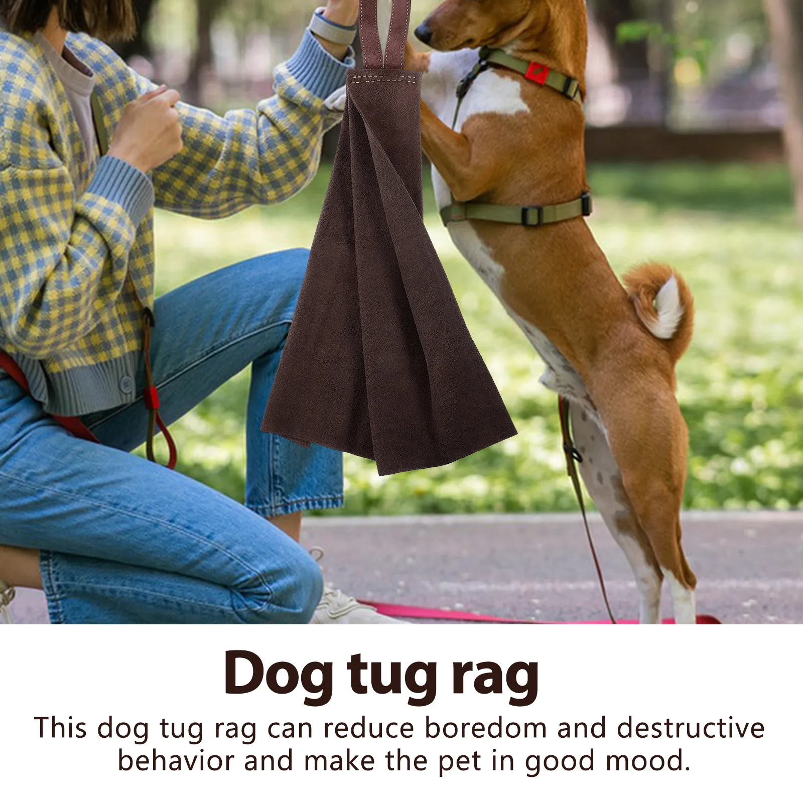 

Wear-Resistant Dog Bite Rag Professional Convenient Tug Training Accessory Puppy Dog Professional Training Rag