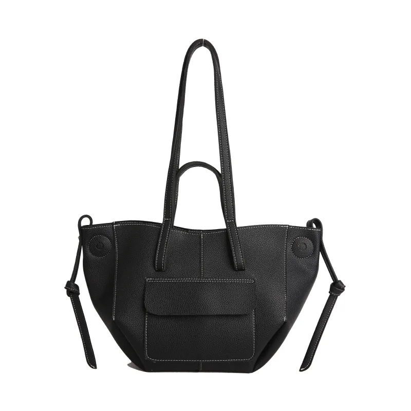 

2025 A/W Retro Women's Tote Bag, Genuine Leather Large Capacity Multi-way Shoulder Crossbody Purse, Vintage Chic Work Bag