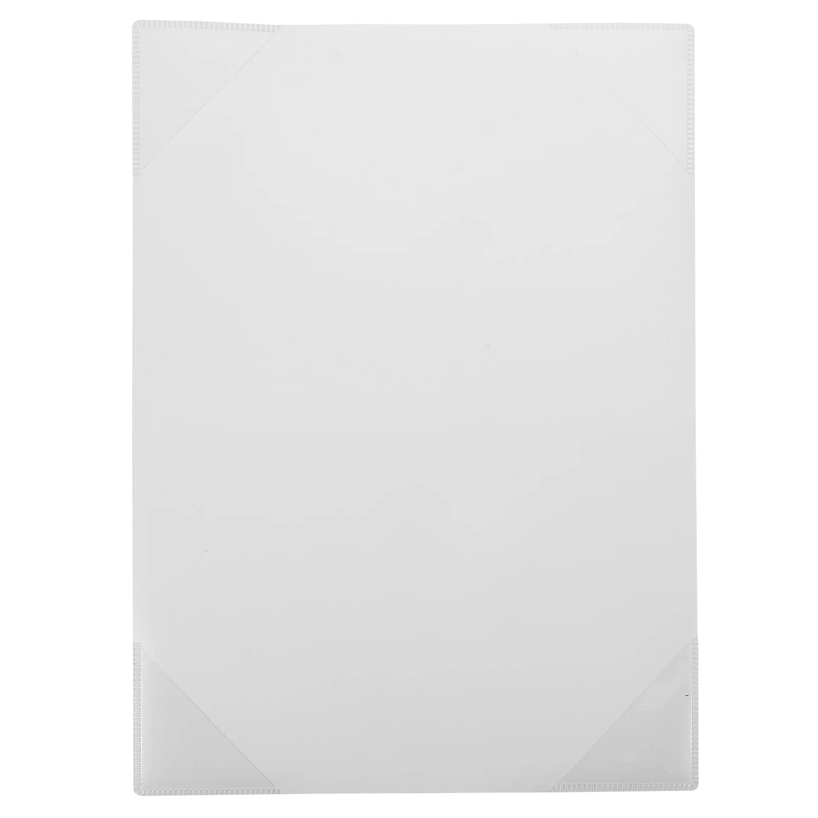 

Magnetic Inspection Record Folder Clear File Sleeve Workshop Document Holder Middle Cutout Direct Writing Paper Organizer