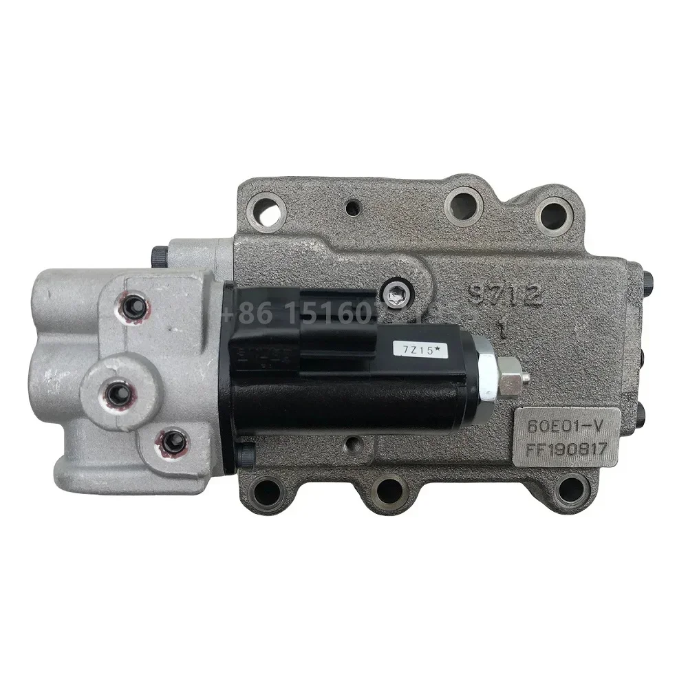 

SK130 Hydraulic Pump Regulator Valve 60E01-V With Solenoid For SK135 Excavator Machinery