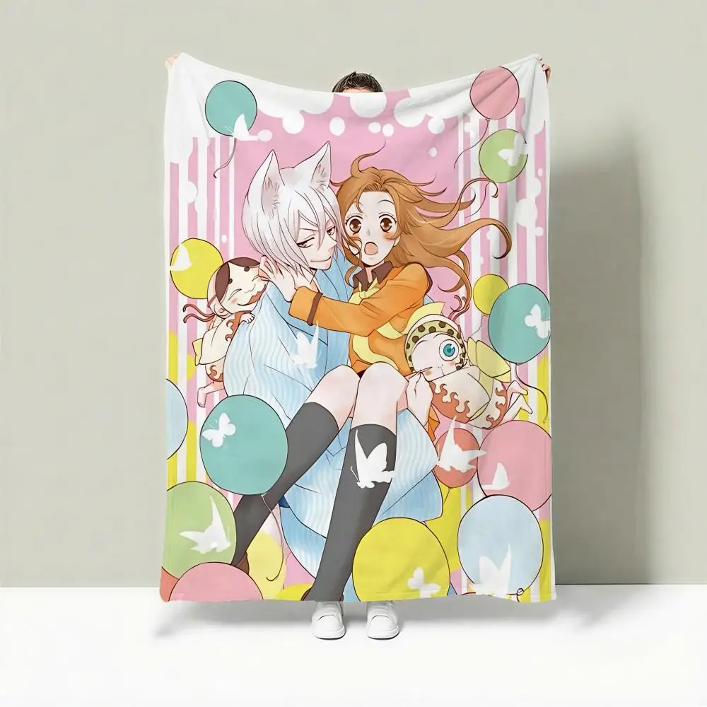 

Anime K-Kamisama Kiss Throw Lightweight 240g Flannel Blanket Soft Skin-friendly for Summer Cooling