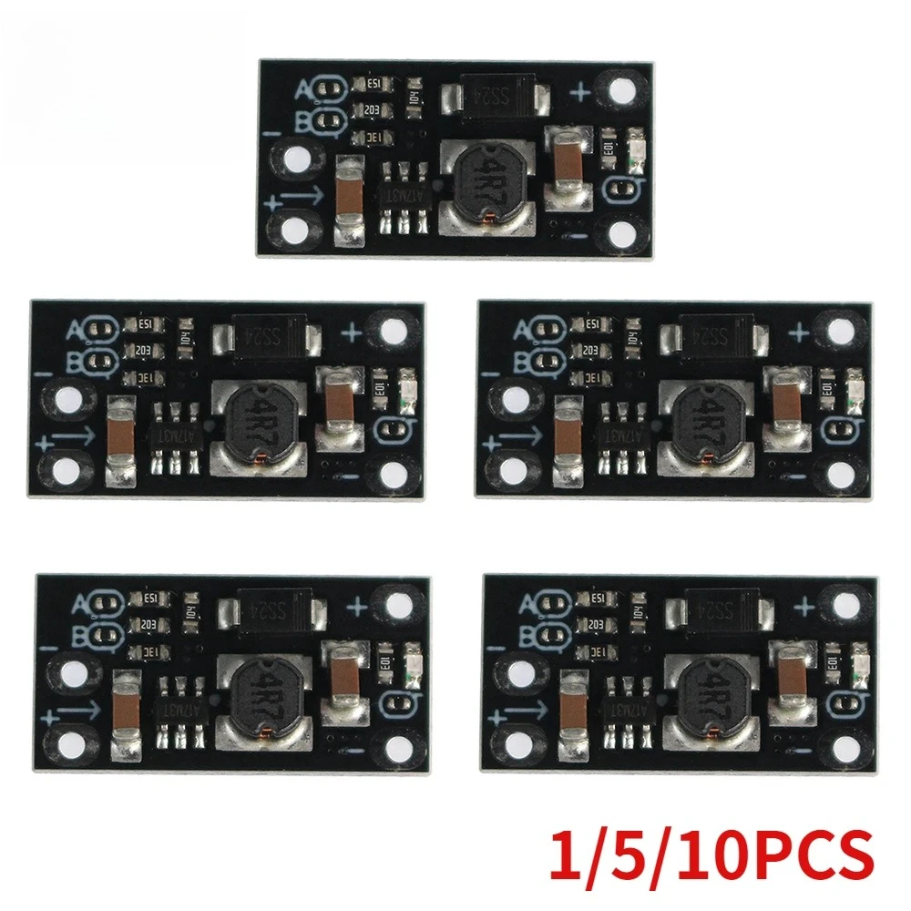 1/5/10PCS Mini DC-DC Boost Converter Module 3.7V-12V Adjustable Step-Up Voltage Regulator for 5V/8V/9V/12V Output