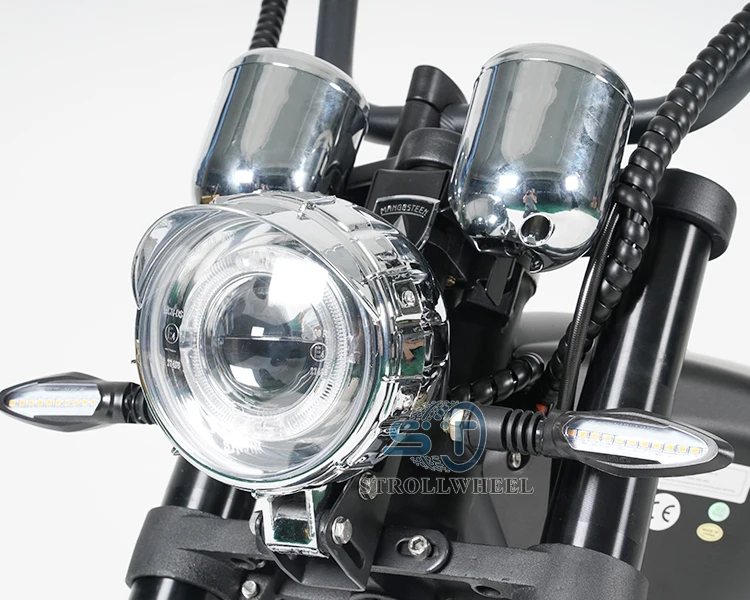 EU Stock Citycoco Motorcycle Electric Electric Chopper Motorcycle EEC High Speed Electric Motorcycle MANGOSTEEN Chopper 2000W