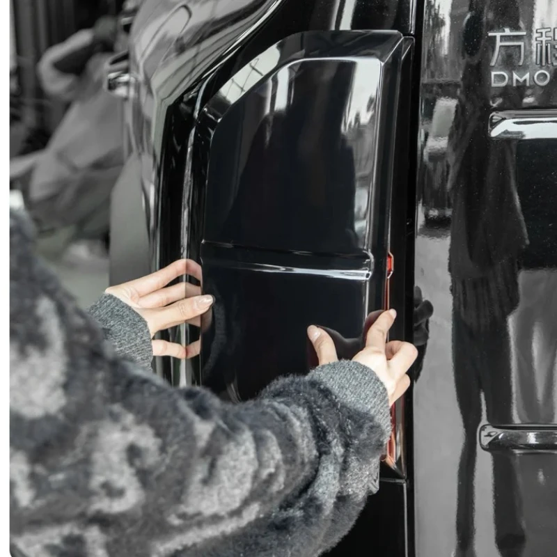 

For BYD FangChengBao 5 Leopard 5 2023-2025 ABS Smoked Black Car Tail Lampshade Decorate Accessories