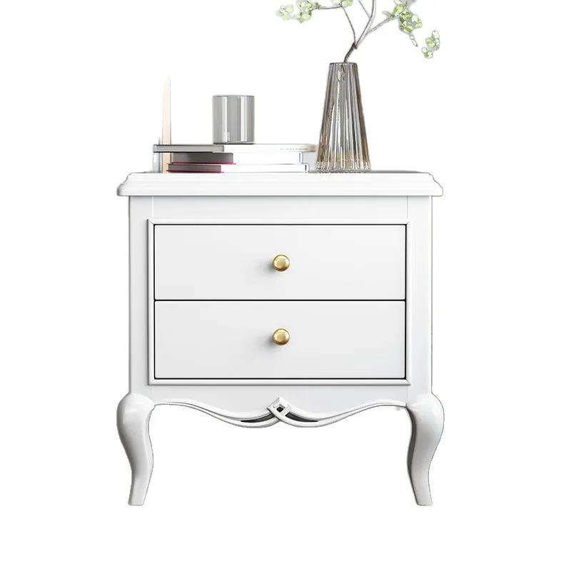 

Light Luxury Minimalist Bedside Cabinet Solid Wood Large Size Modern Simple Locker