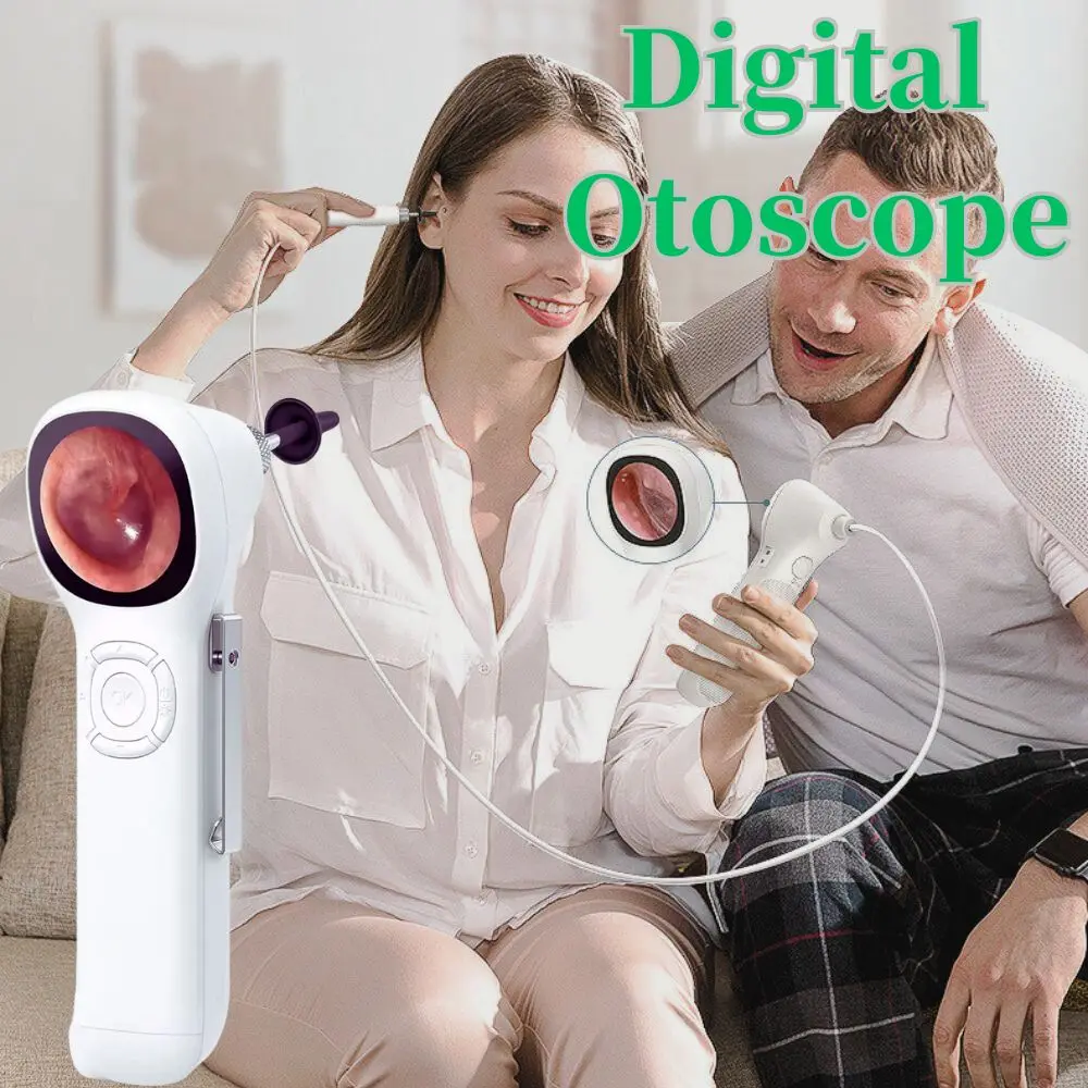 HD Otoscope camera, detachable inspection head otoscope, convenient for earwax removal, Safe for Kids, Adults, Pets