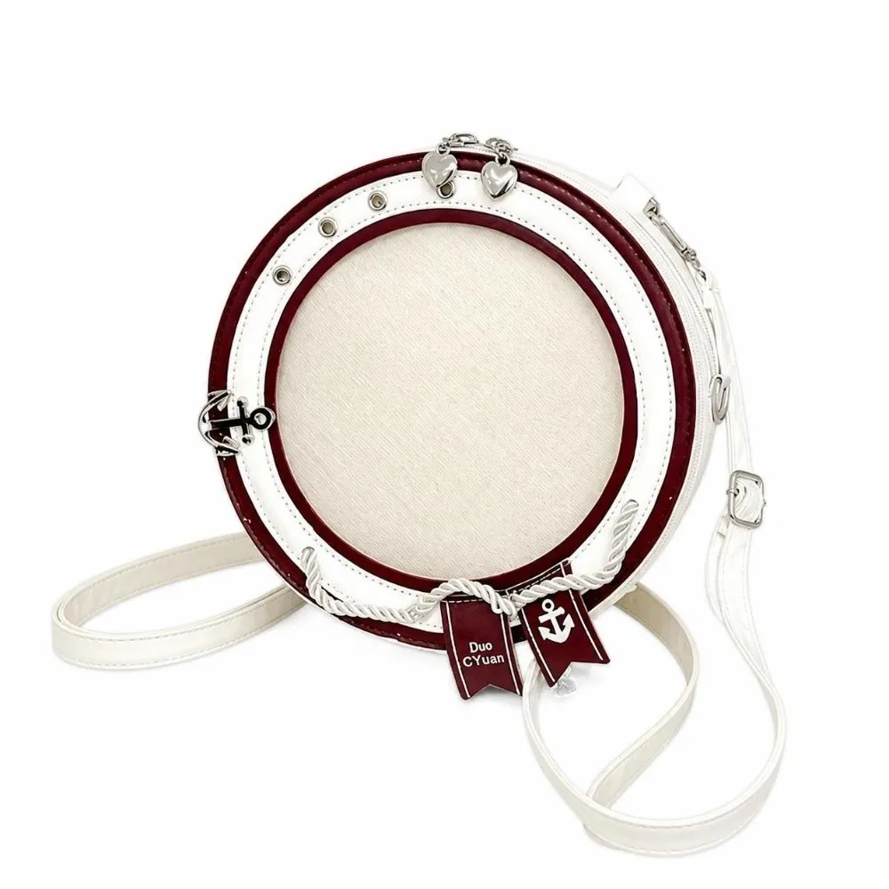 Sweet Transparent Shoulder Bags Y2k Style Kawaii Aesthetic Crossbody Bags Casual Design Travel Backpacks Casual Outing