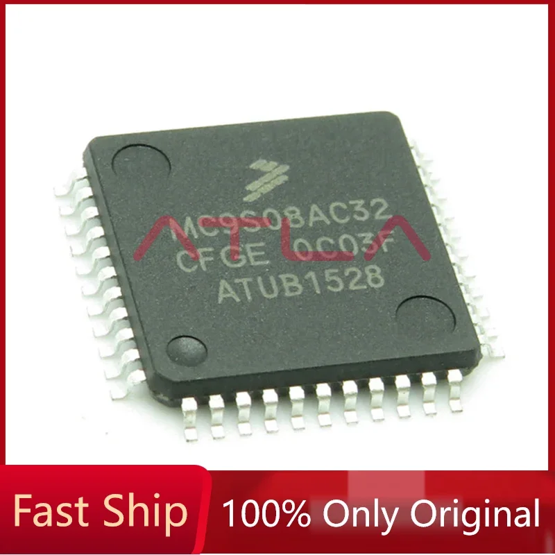 

1 Piece MC9S08AC32CFGE LQFP-44 Silk Screen MC9S08AC32 QFP Chip IC New Original