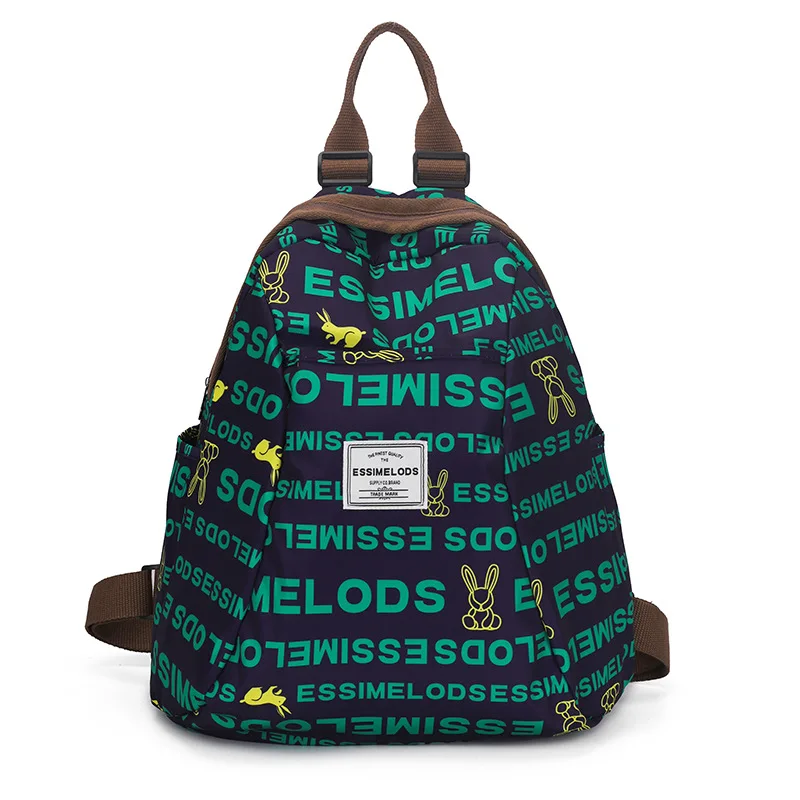 Mochila informal versátil de gran capacidad para mujer, tendencia retro, mochila coreana ligera para estudiantes