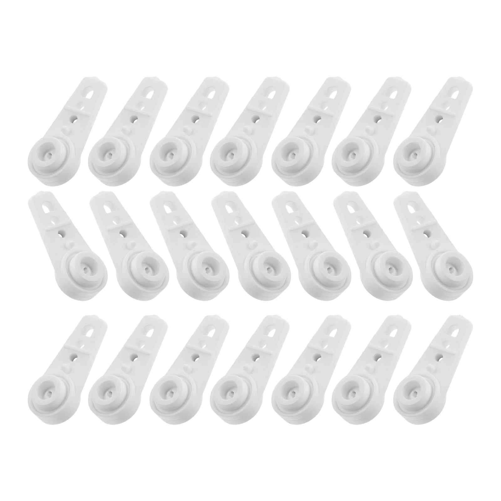 

30pcs Ceiling Curtain Track Gliders Rollers Hooks Plastic Dual Wheel Roller Carriers For Room Dividers Space Saving Heavy Duty