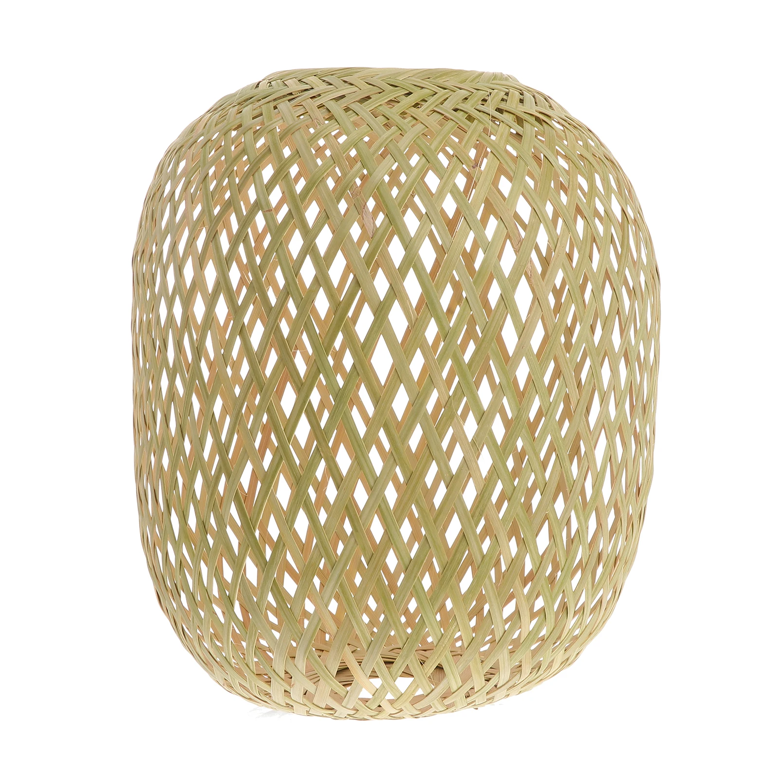 

Нежный бамбуковый ремесленный абажур, аксессуар, стильное декоративное диффузное освещение, простая установка, удаление домашнего абажура