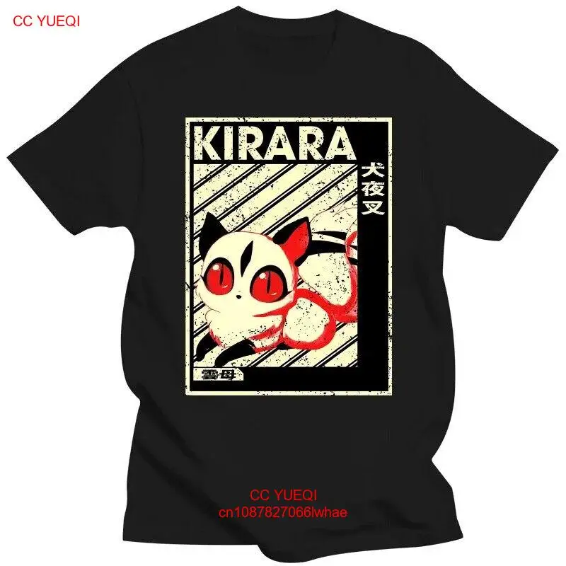 Premium Cotton Tops & Tees For Men Kawaii Funky Inuyasha Classic Art Kirara Fant