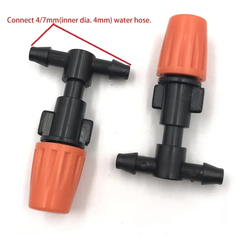 50/100pcs/lot Garden Mist Cooling System Sprayers Micro Sprinkler Head Single Nozzle Water Spray Set Mist Humidification Set