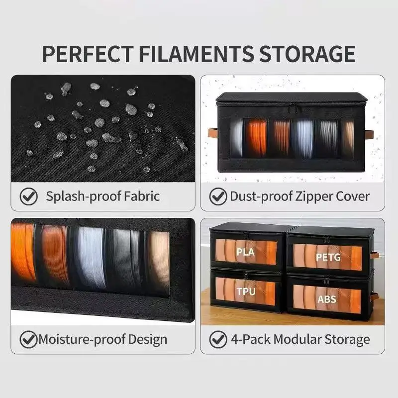 Hot Sale Filament Storage Box - 3D Printer Filament Storage Containers,3D Printing Accessor Holder Rack For Home,Office Workshop