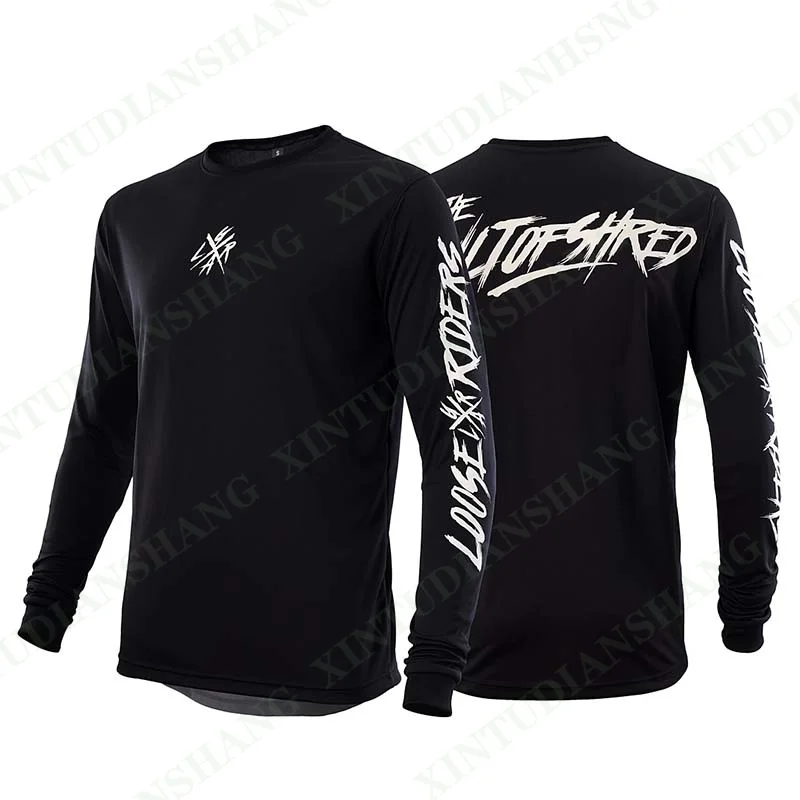 2023 Loose Rider Mens Long Sleeve Jersey BMX Enduro Downhill Jerseys MTB Mountain Bike Bike Shirts Off Road DH Motorcycle Jersey