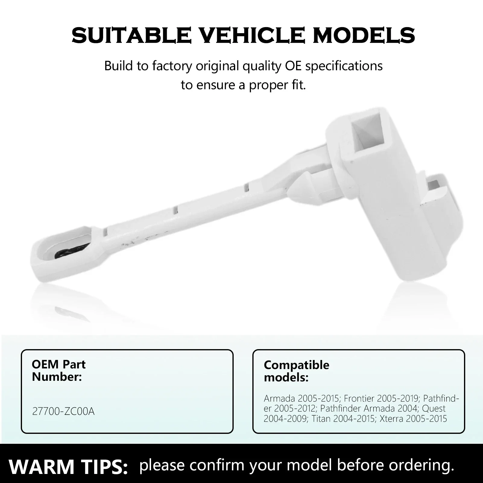 Sun Load Sensor for Nissan Titan Frontier Xterra Pathfinder Armada 27700-ZC00A