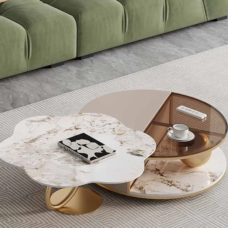 Aesthetic Corner Coffee Table Laptop Writing Makeup White Modern Coffee Table Glass Square Mesa De Centro Elevable Low Furniture