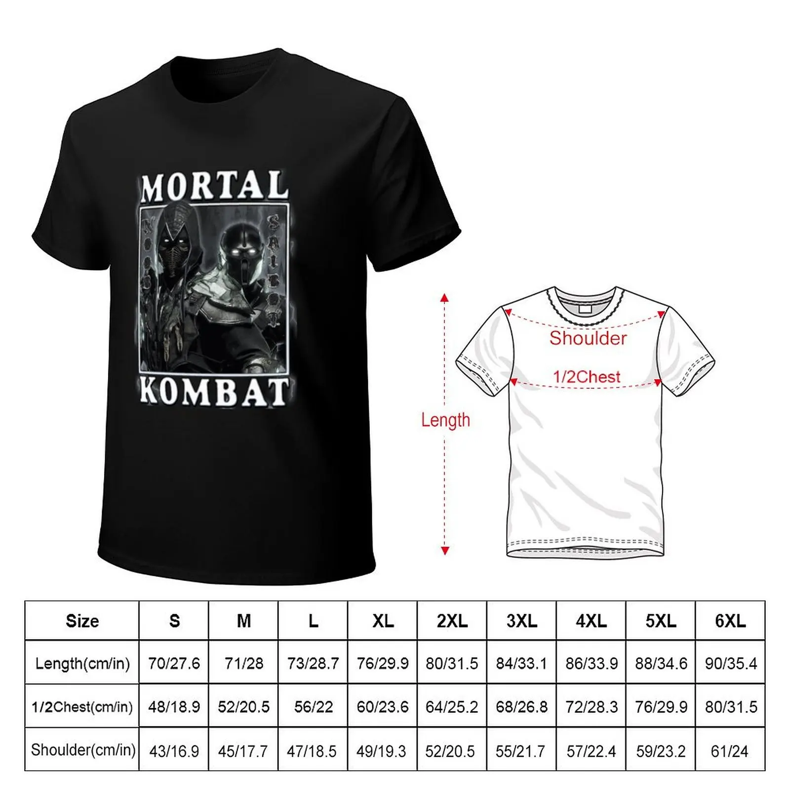 Mortal Kombat – Noob Saibot MK T-Shirt Plus Size Lightweight Top
