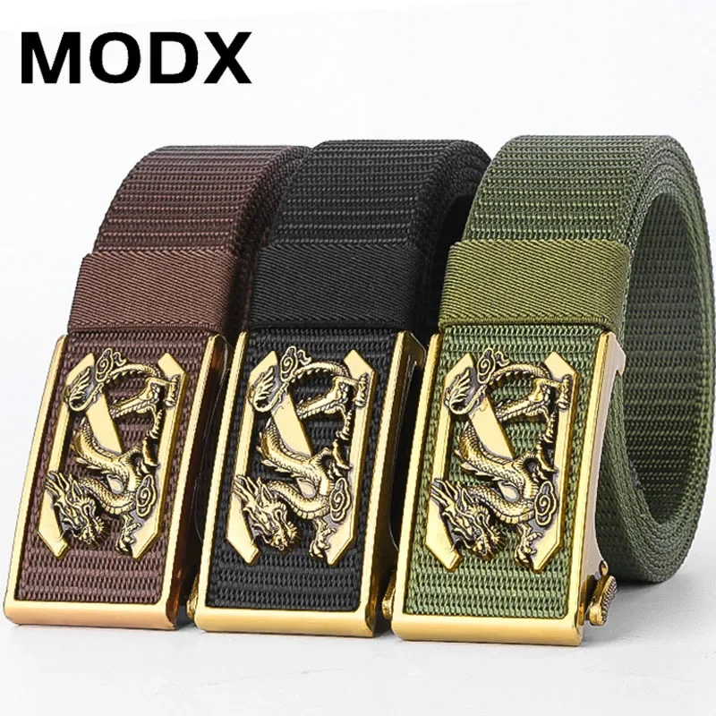 

MODX Metal Genuine Tactical Belt Quick Release Outdoor Military Metal Belt Soft Real Nylon Sports Accessories Men Black Belt