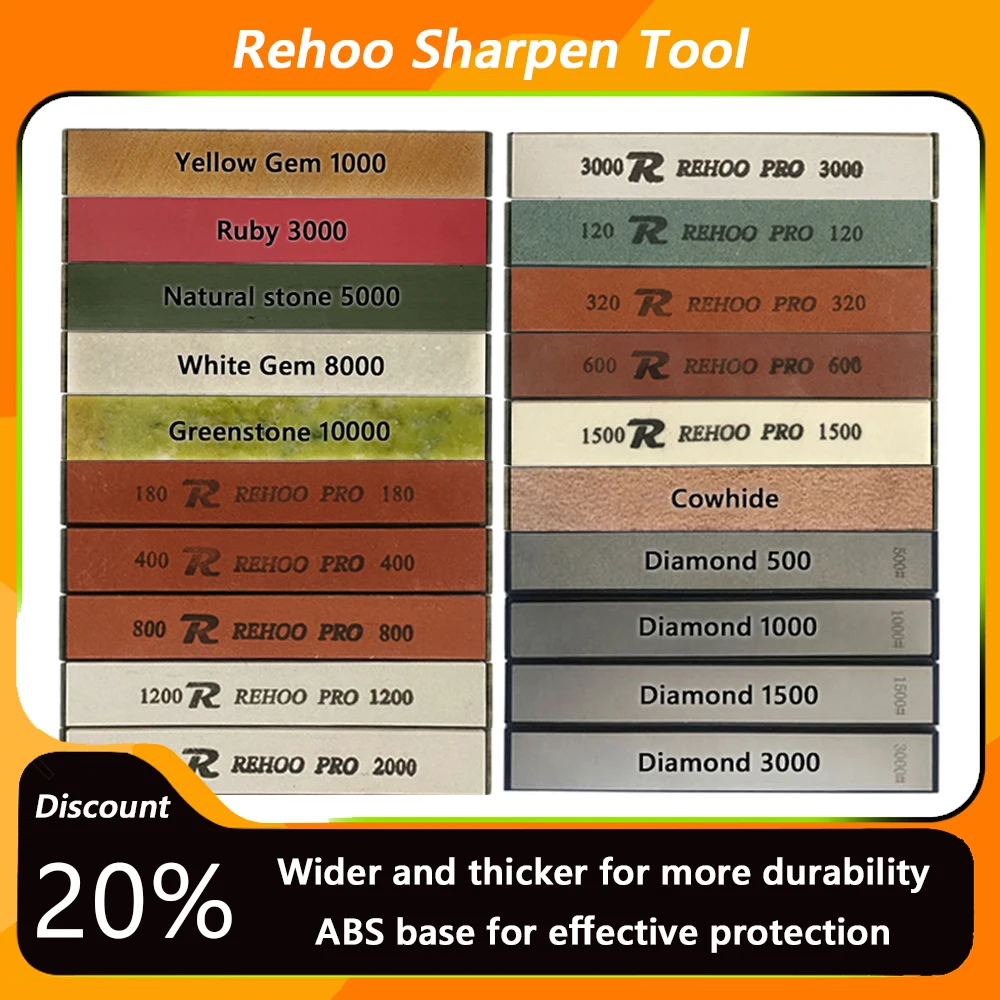 Rehoo Widened And Thickened Sharpening Stone Specifically Designed For Sharpeners Base Protection Is More Sturdy And Durable