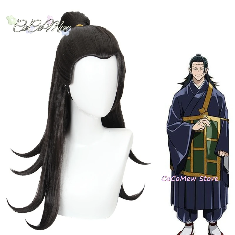 Geto Suguru fantasia para homens e mulheres, quimono preto e azul, uniforme escolar, roupas de anime, fantasias de Halloween, 2024