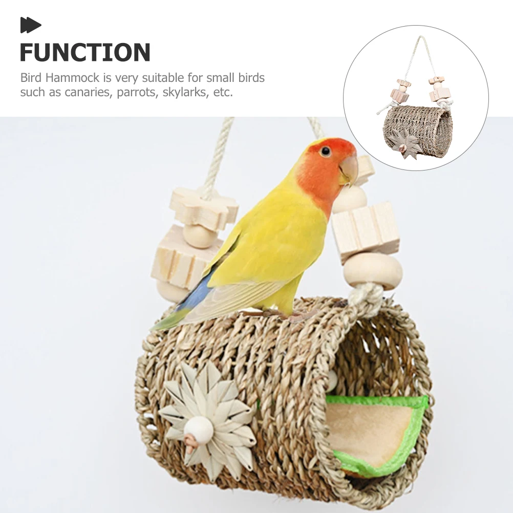 

Parrot Hanging Hanging House For Small Birds Cage Accessory Bird Bed Pet Bird Sleeping Bed Plaything Parrot Supply