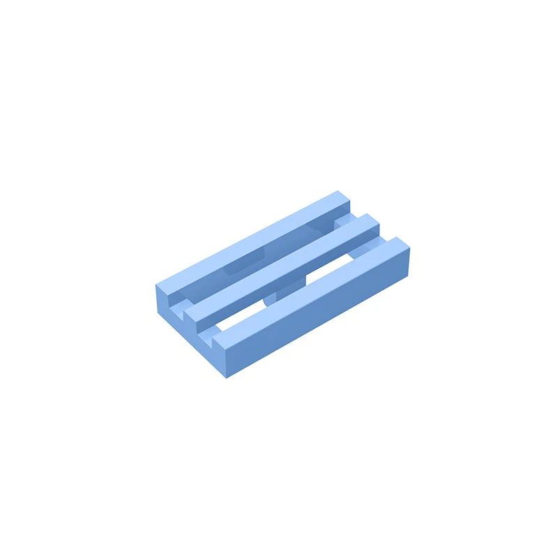 Gobricks GDS-602 라디에이터 그릴 1X2 레고 2412 30244 어린이 DIY 교육용 빌딩 블록과 호환 가능