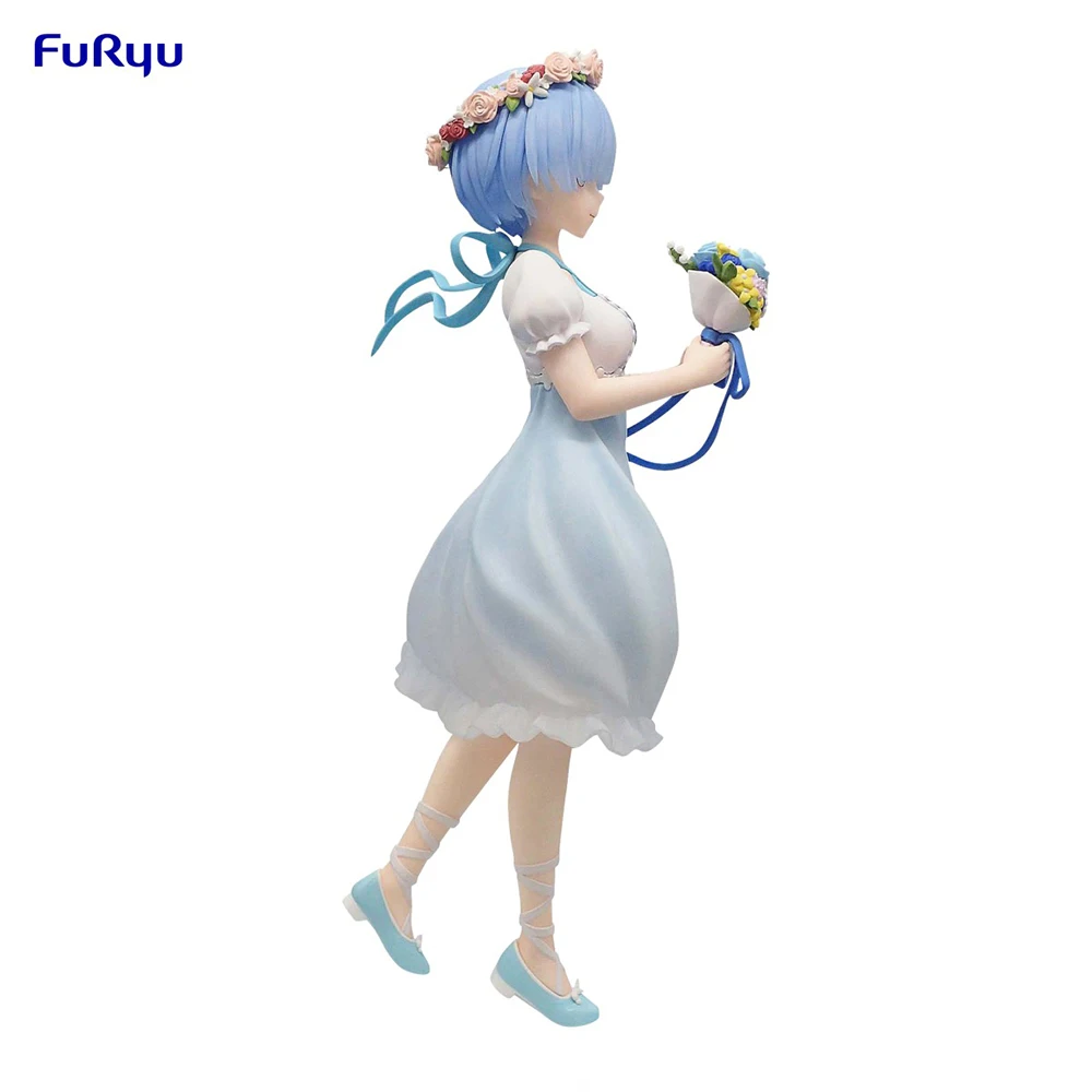 

100% оригинальная фигурка FuRyu Trio-Try-iT Re:Zero Kara Hajimeru Isekai Seikatsu Rem, аниме-фигурка, украшение модели